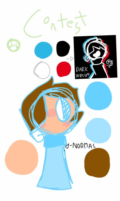 480x800 Contest Place Kawaii Drawing With Lineart With Backgroun