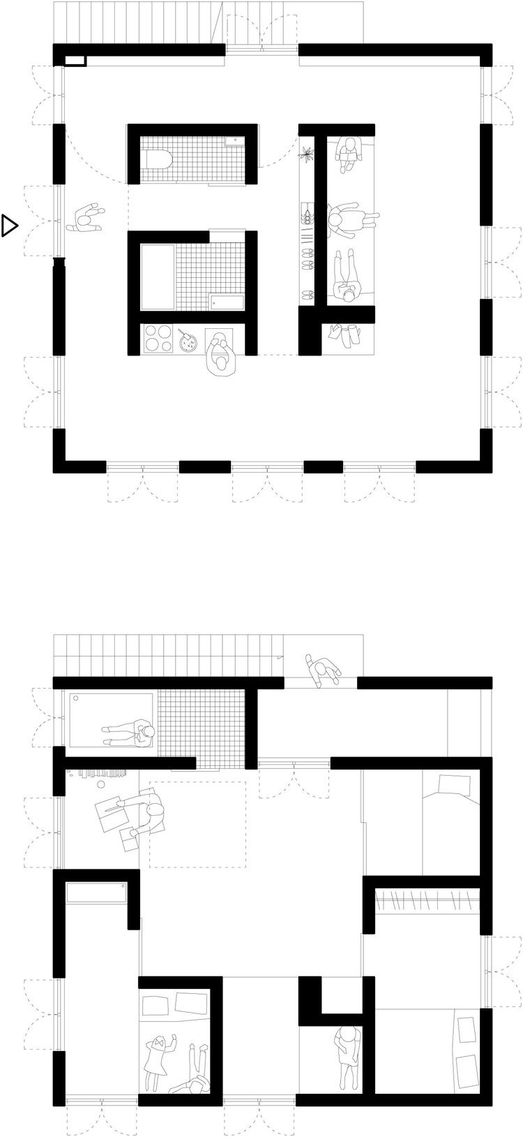 750x1628 Floor Plans Arquitetura