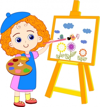 343x368 Girl Drawing Png Images In Collection