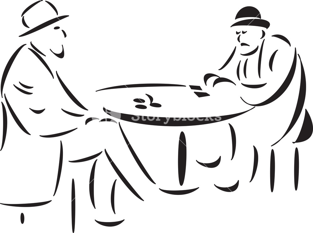 1000x746 View Of A Poker Club Royalty Free Stock Image