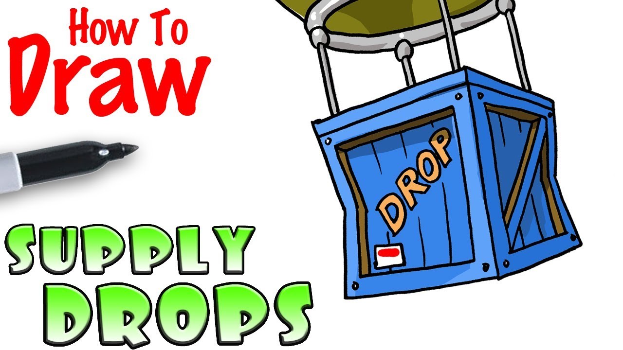 1280x720 How To Draw The Supply Drop Fortnite