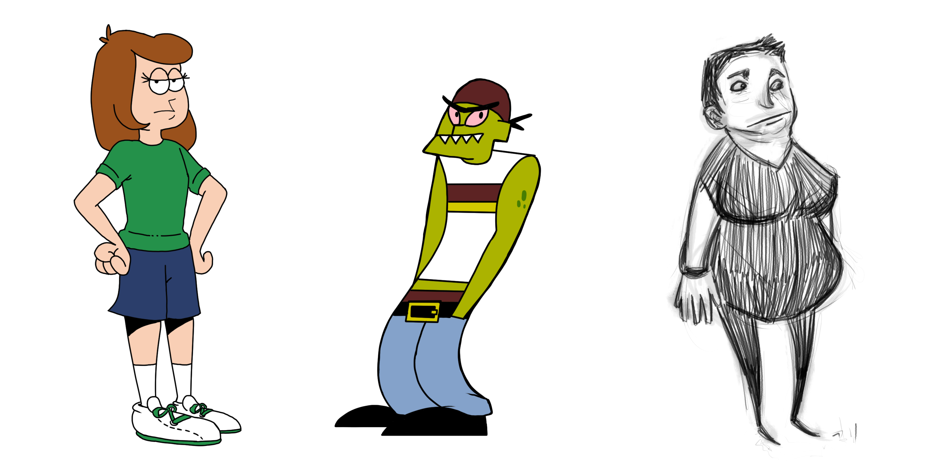 3000x1500 Helen Holman's Character Design Portfolio Drawing Proj