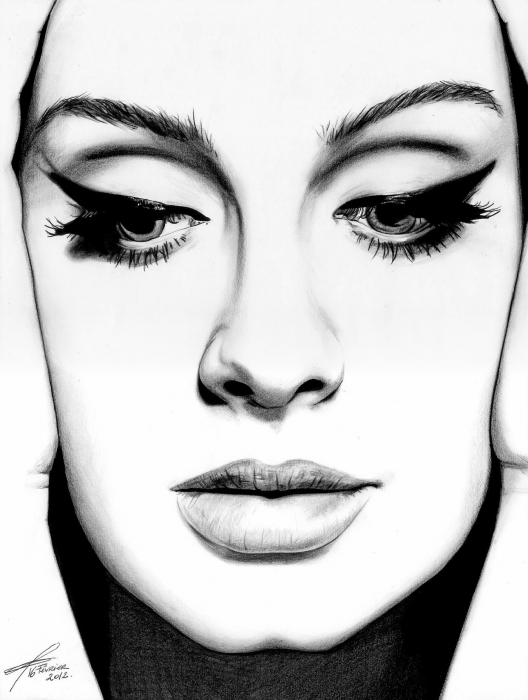528x700 Portrait Of Adele