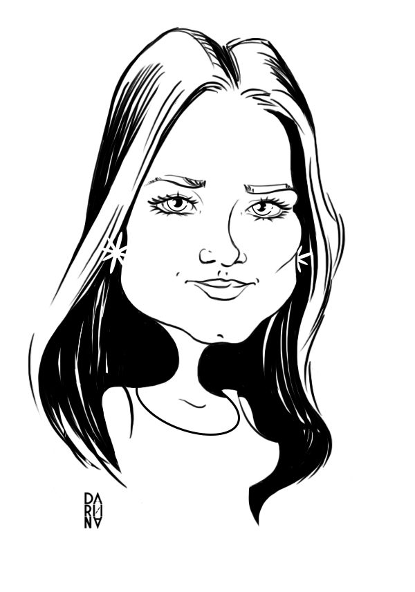 600x856 Caricature Female Portraits On Wacom Gallery