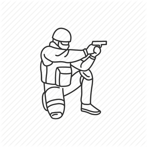 512x512 Collection Of Free Poses Drawing Soldier Download On Ui Ex