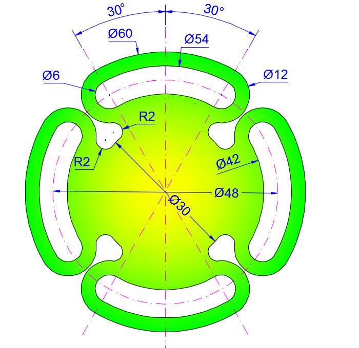 700x680 Autocad Exercises