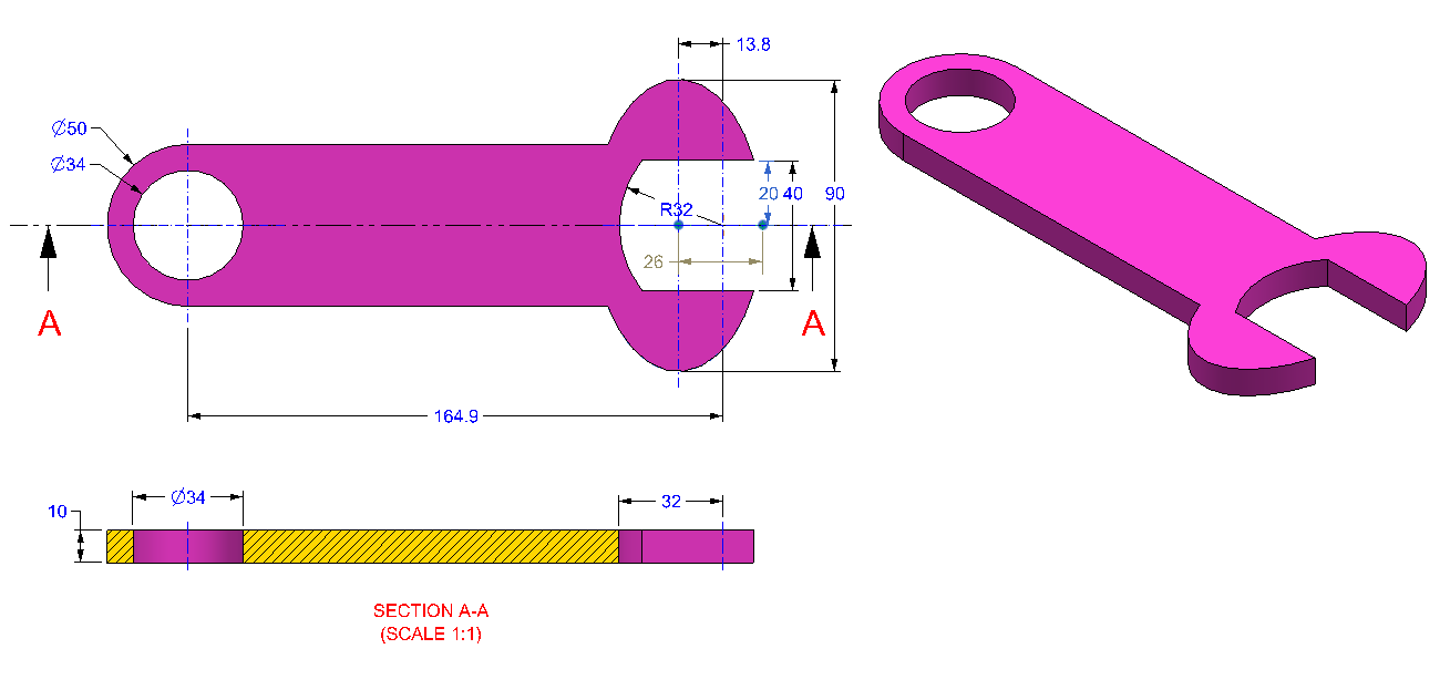 1309x623 Autocad Exercises