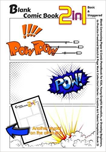 350x499 Blank Comic Book In Basic Staggered Blank Cartooning Paper