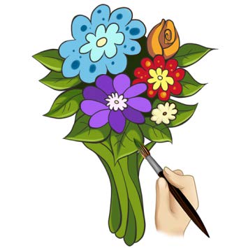 355x355 How To Draw Flowers Step