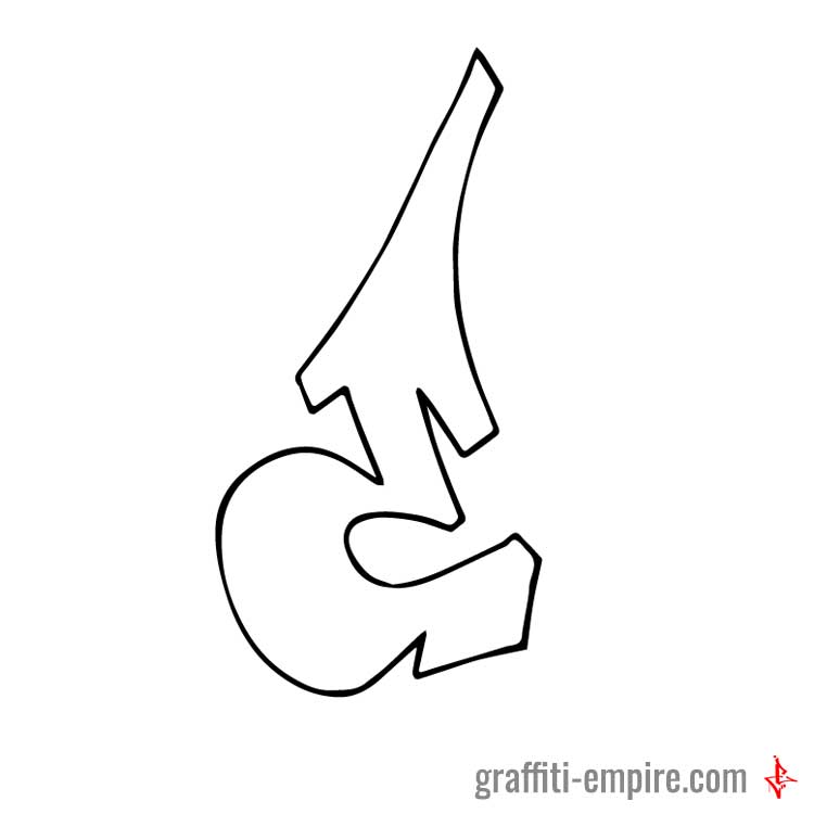 750x750 Graffiti Letter E Graffiti Empire