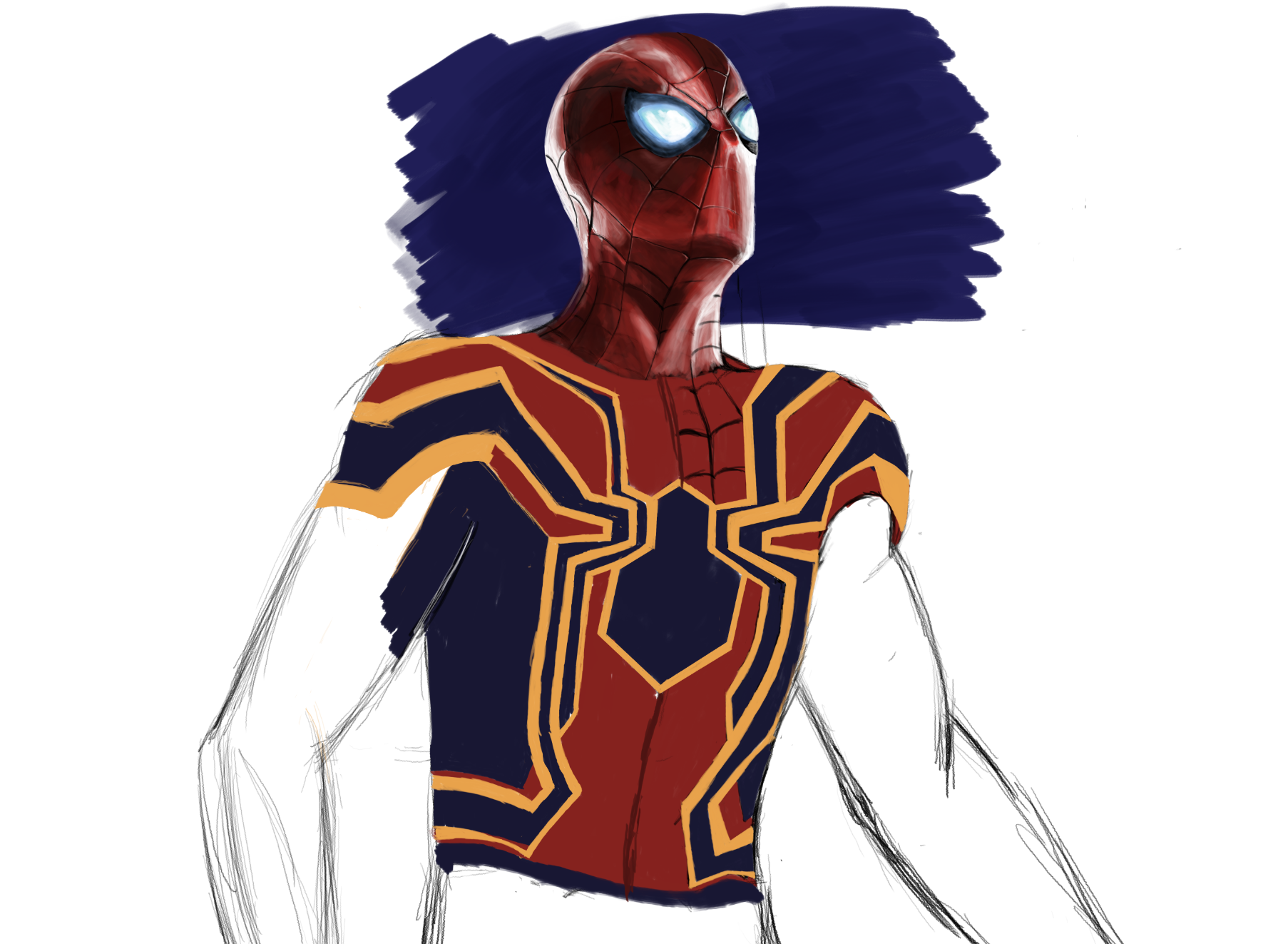 1806x1323 Started Drawing On A Tablet, Work In Progress