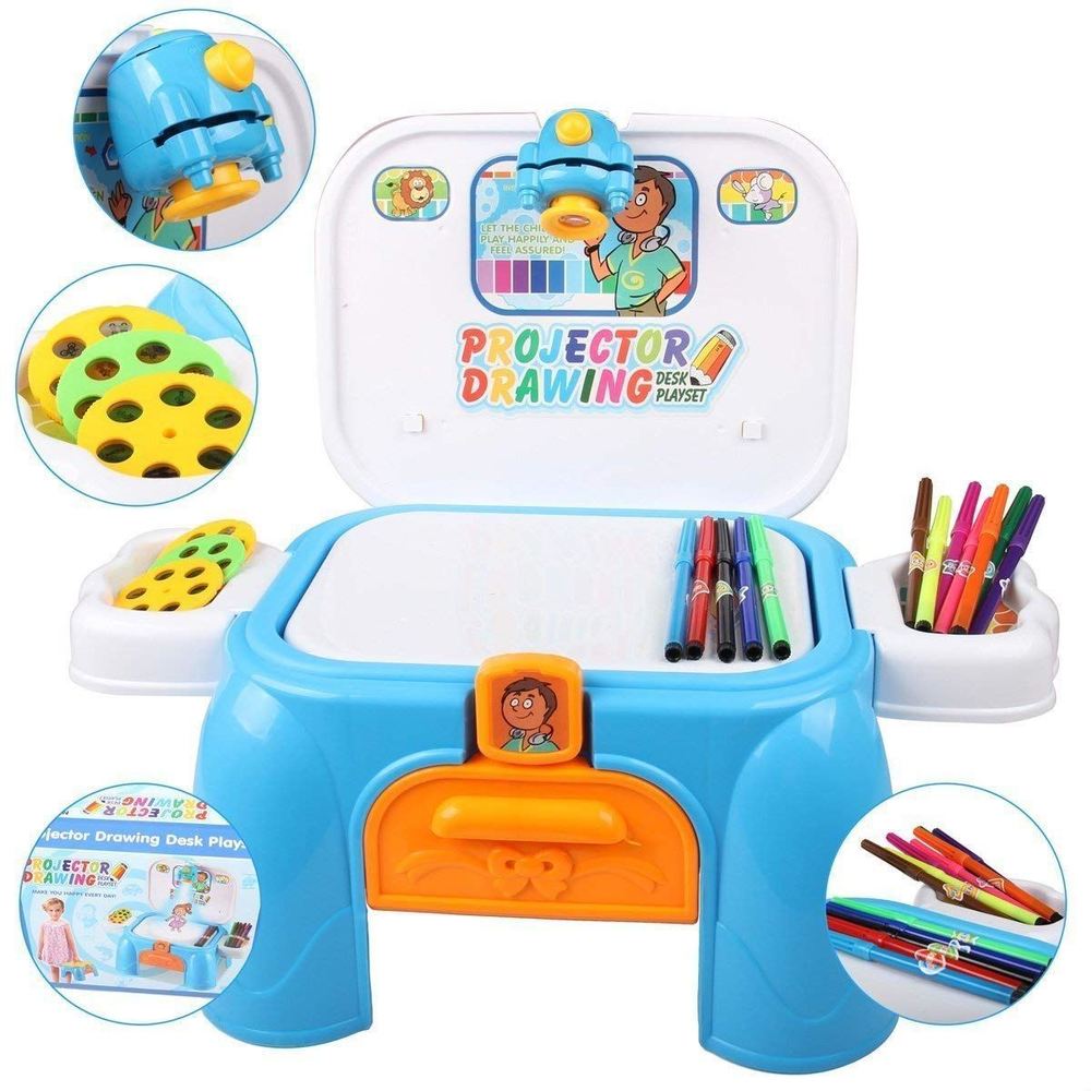 1000x1000 Deao Drawing Activities Projector Desk Set
