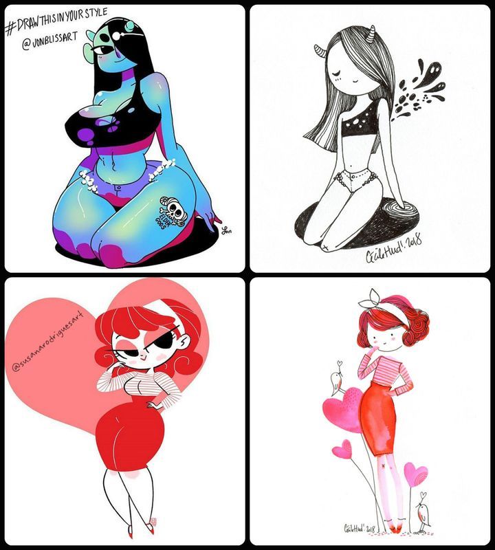 720x800 Draw This In Your Style