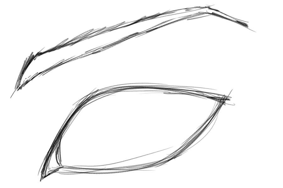 900x600 eye drawing proportions and shapes