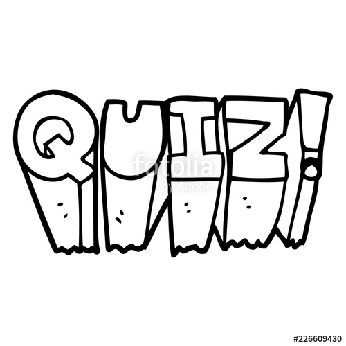 500x500 Line Drawing Cartoon Quiz Symbol Stock Image And Royalty Free