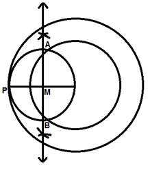 219x260 construct a tangent to a circle of radius cm from appoint