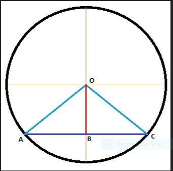 342x337 a construct a circle of any radius, and draw a chord on it then