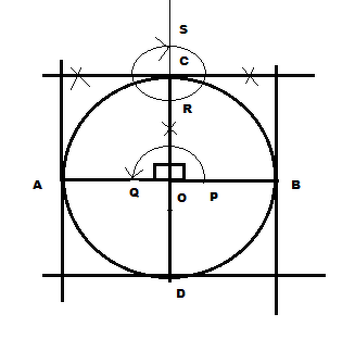 327x312 draw a circle of radius draw two diameters aob and cod which