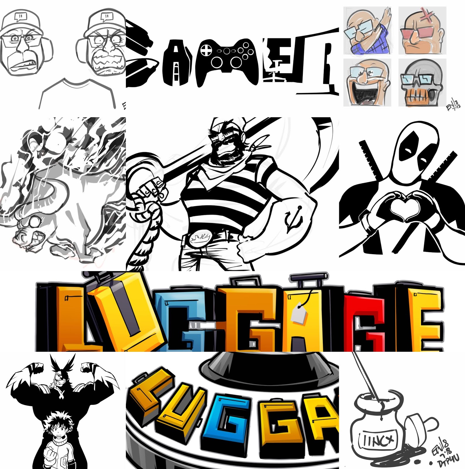 1588x1600 Drawing Request Show Recap Eryckwebbgraphics