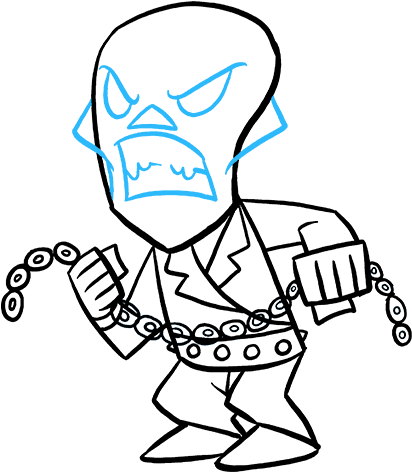 412x472 Download How To Draw Ghost Rider