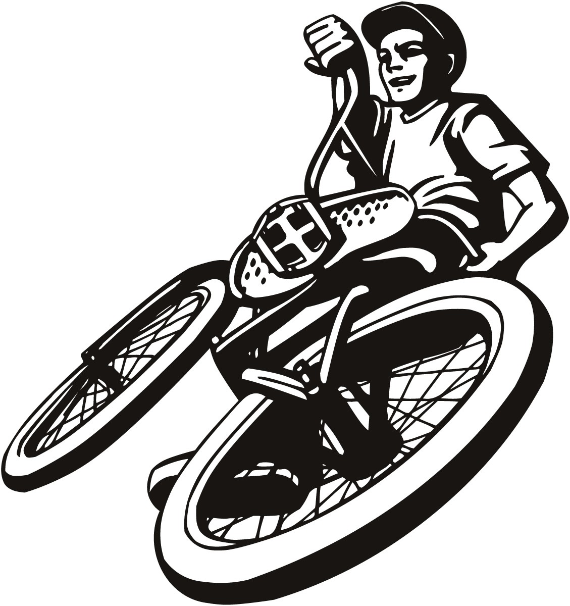 1129x1200 Rider Clipart Bmx