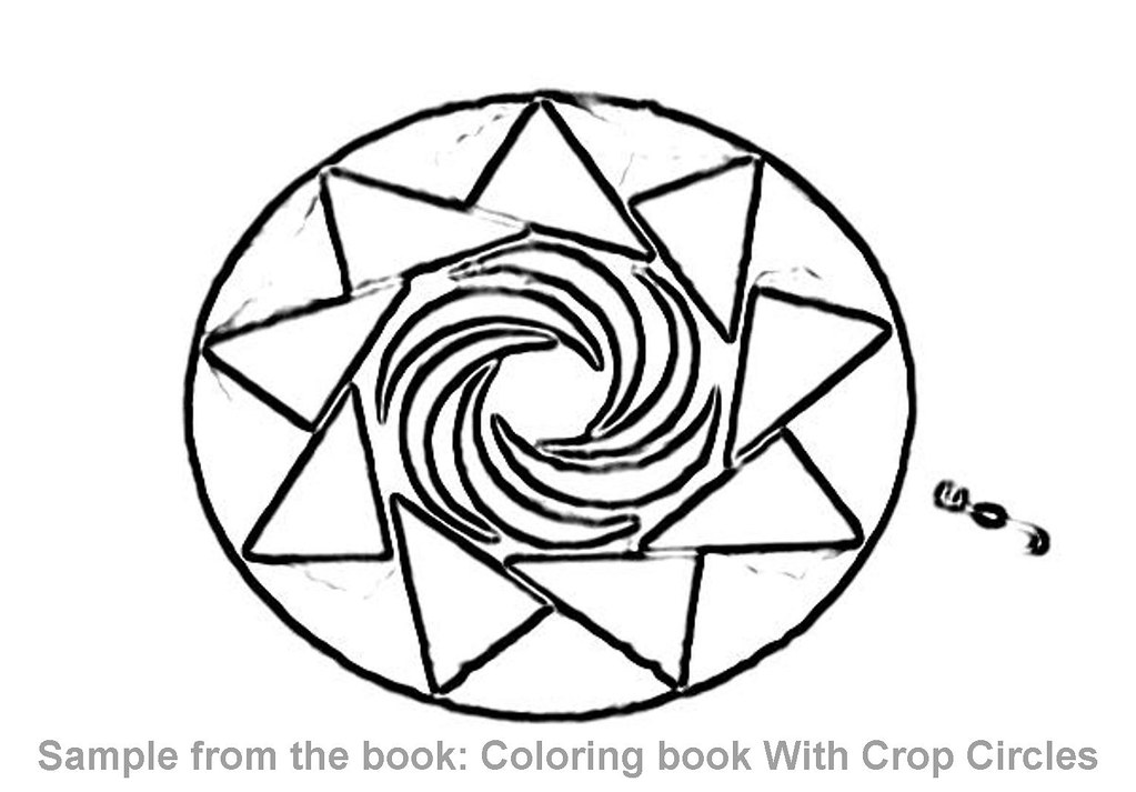 1023x713 Sample Photo From The Book Coloring Book Of Crop Circles