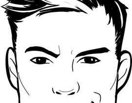 270x210 Simple Face Drawing