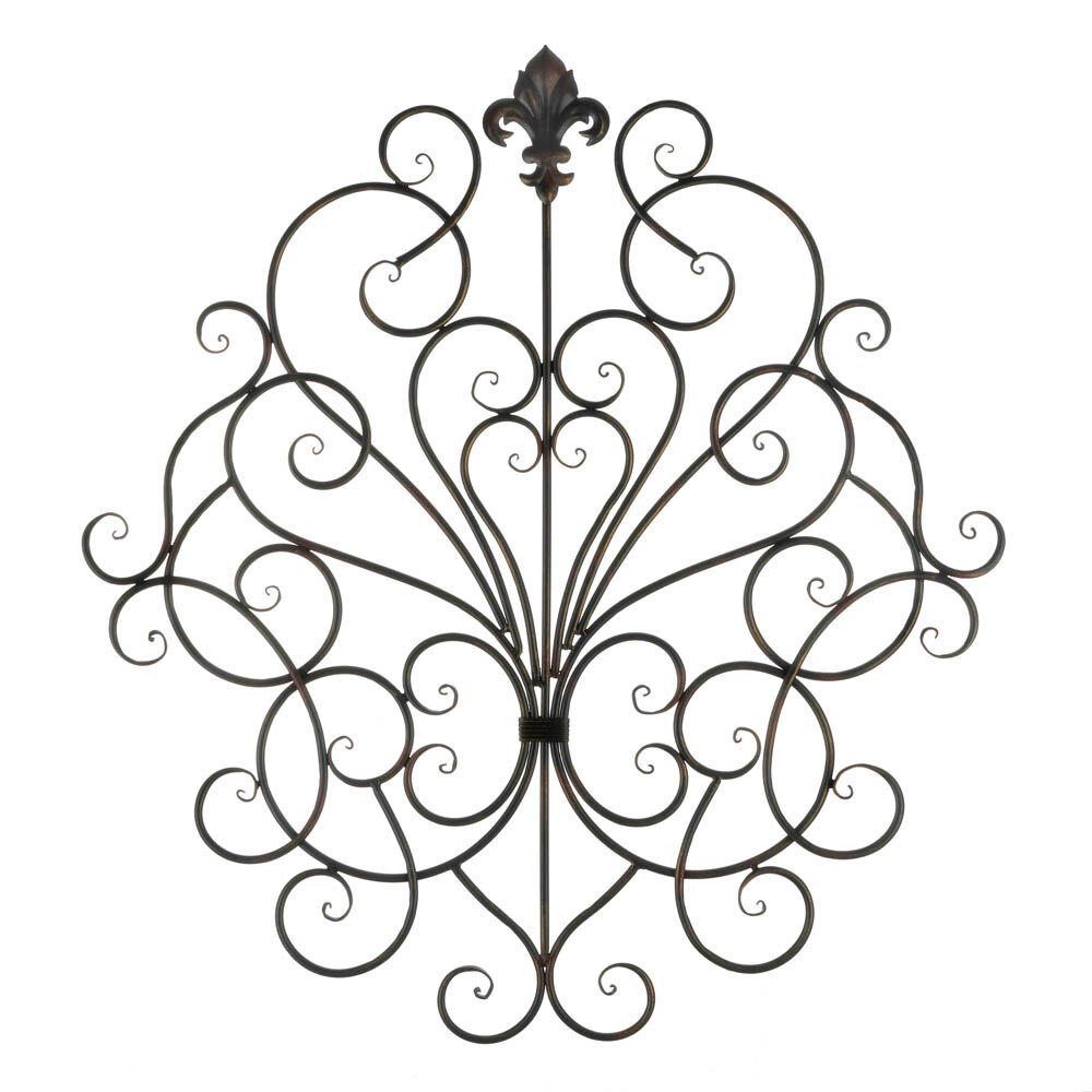 1000x1000 Fleur De Lis Living Fleur De Lis Scrollwork Wall Wayfair