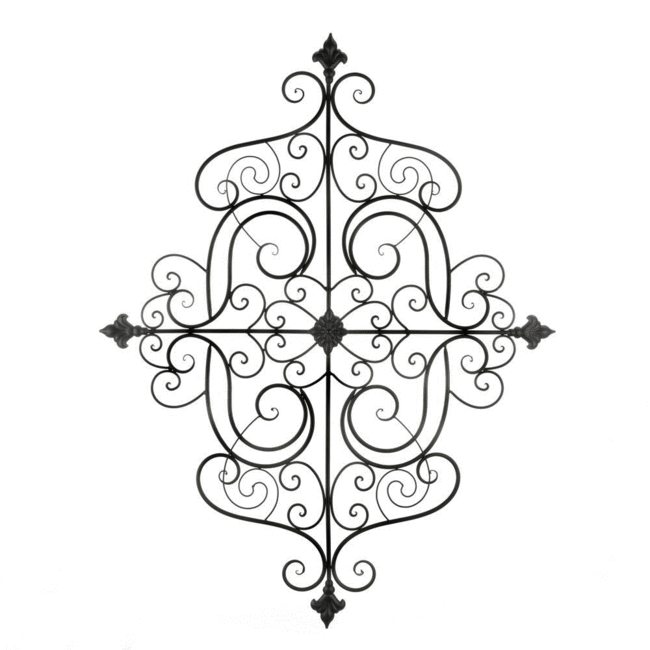 650x650 Fleur De Lis Scrollwork Large Wall Decor Uniquely Living