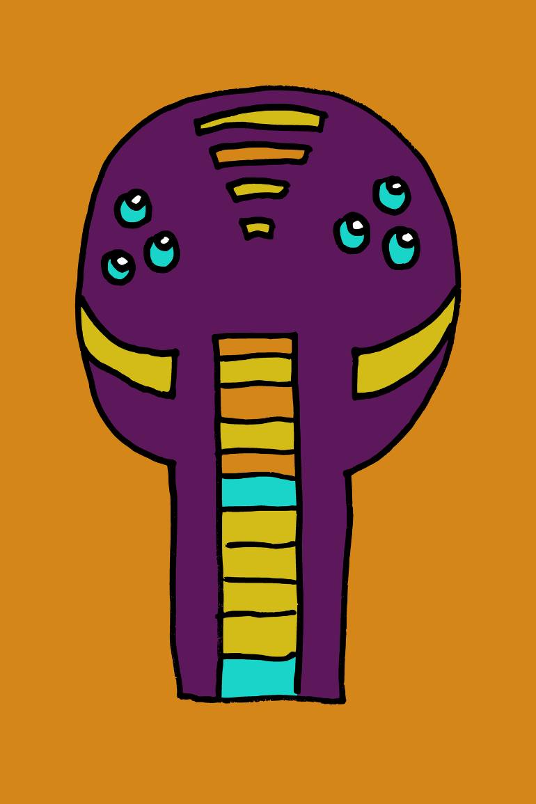 770x1155 Robot Head Series Drawing