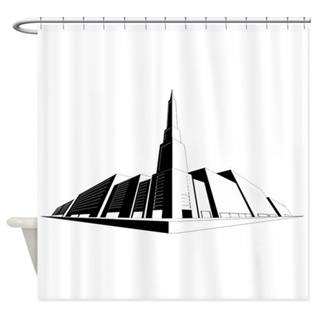 460x460 Perspective Shower Curtains