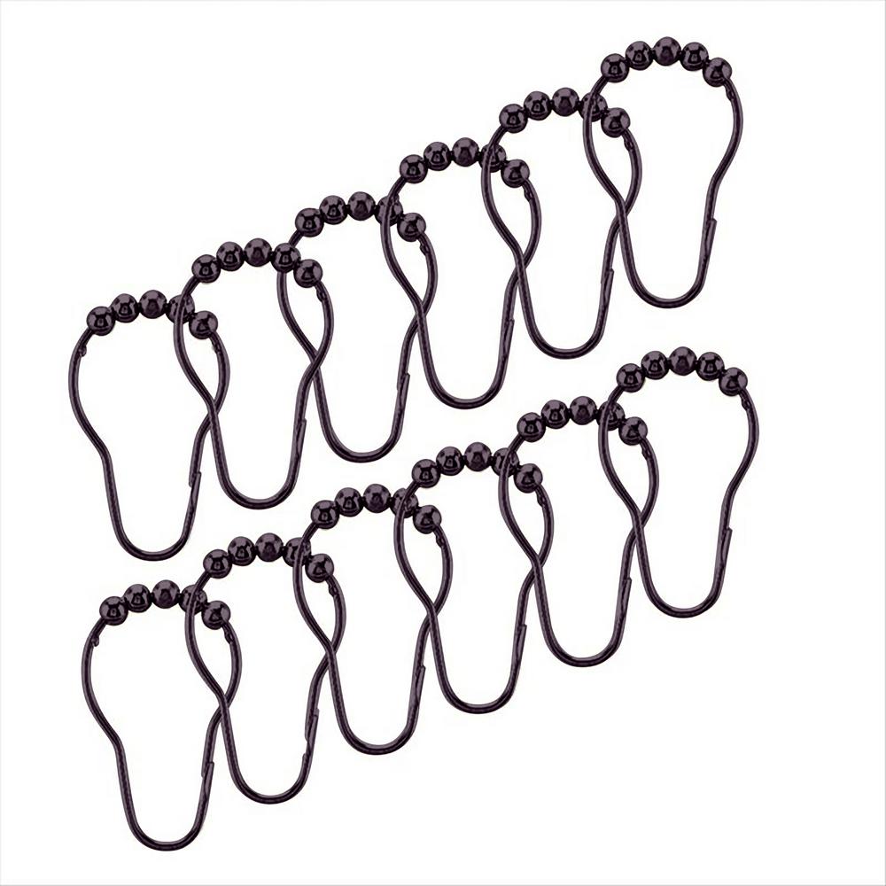 1000x1000 Bath Bliss Shower Curtain Rings In Bronze