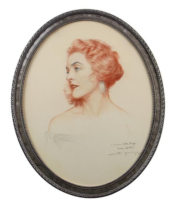 600x697 Drawing, Joseph Simont