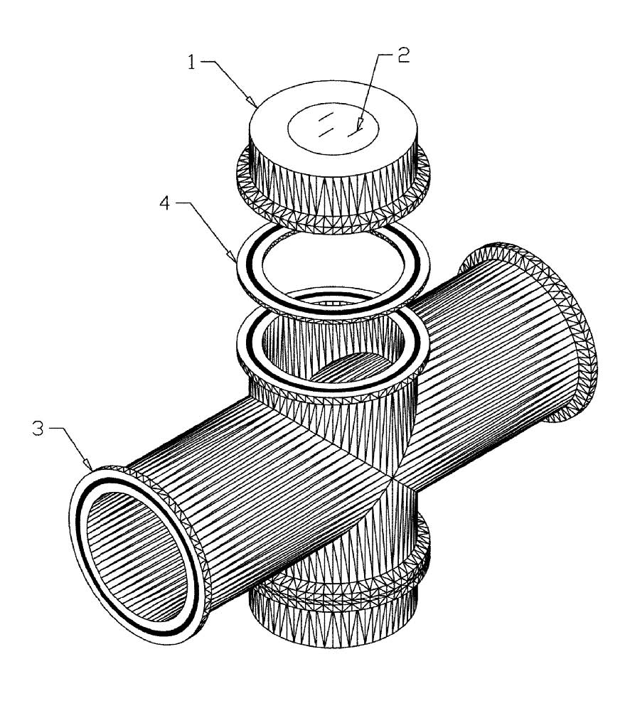 886x1003 Duraport Sanitary See Thru Sight Glass Cad Drawing