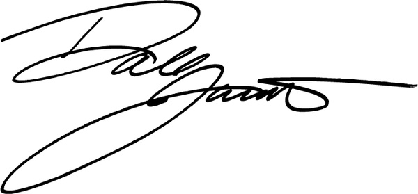 600x279 Dale Jarrett Signature Free Vector In Encapsulated Postscript