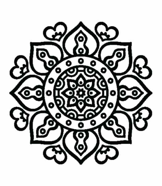 525x600 mandalas de amor significado para colorear imprimir titlega