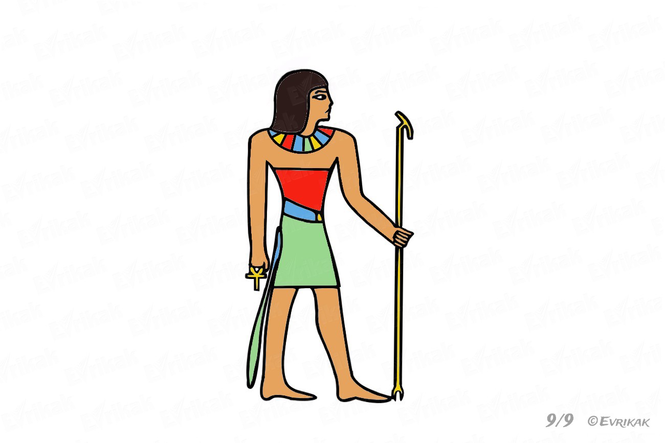 1300x867 How To Draw Egyptian God Atum Step