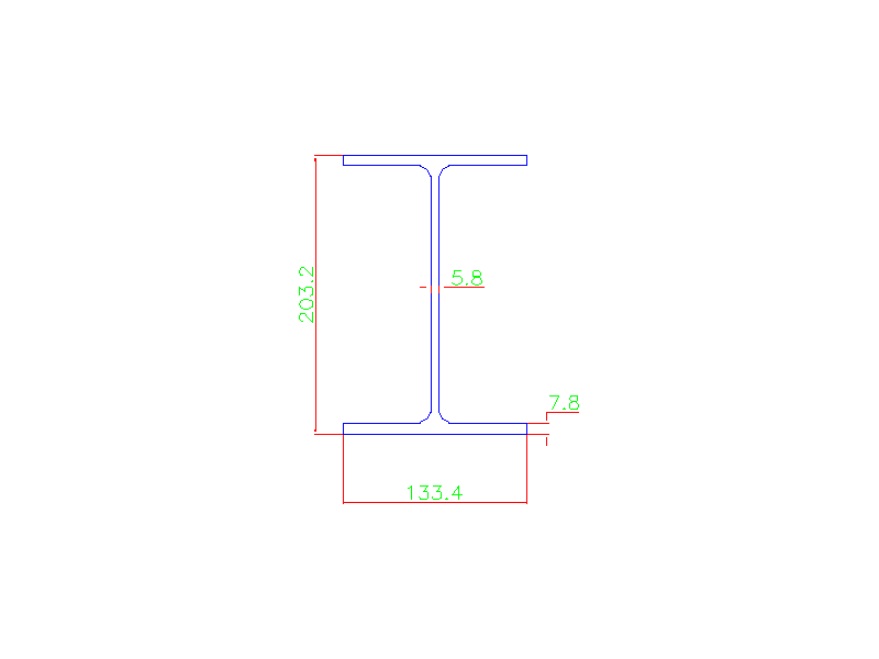 800x600 I Beam Sizes