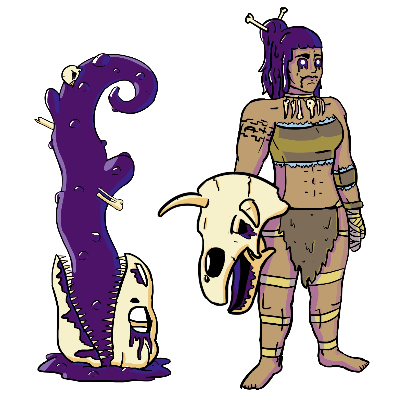 1600x1600 first drawing of my skin ideas jurassic illaoi illaoi