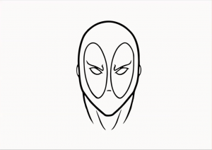 300x212 Deadpool Drawing Step