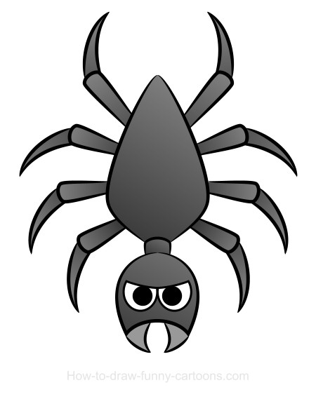 450x569 Spider Drawing