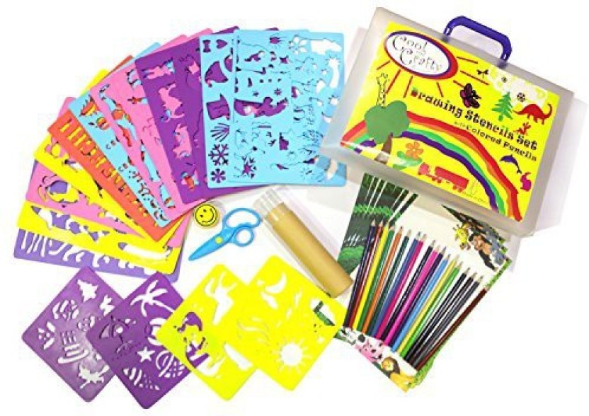 832x588 Generic Blue Cat Lifestyles Kids Stencil Set