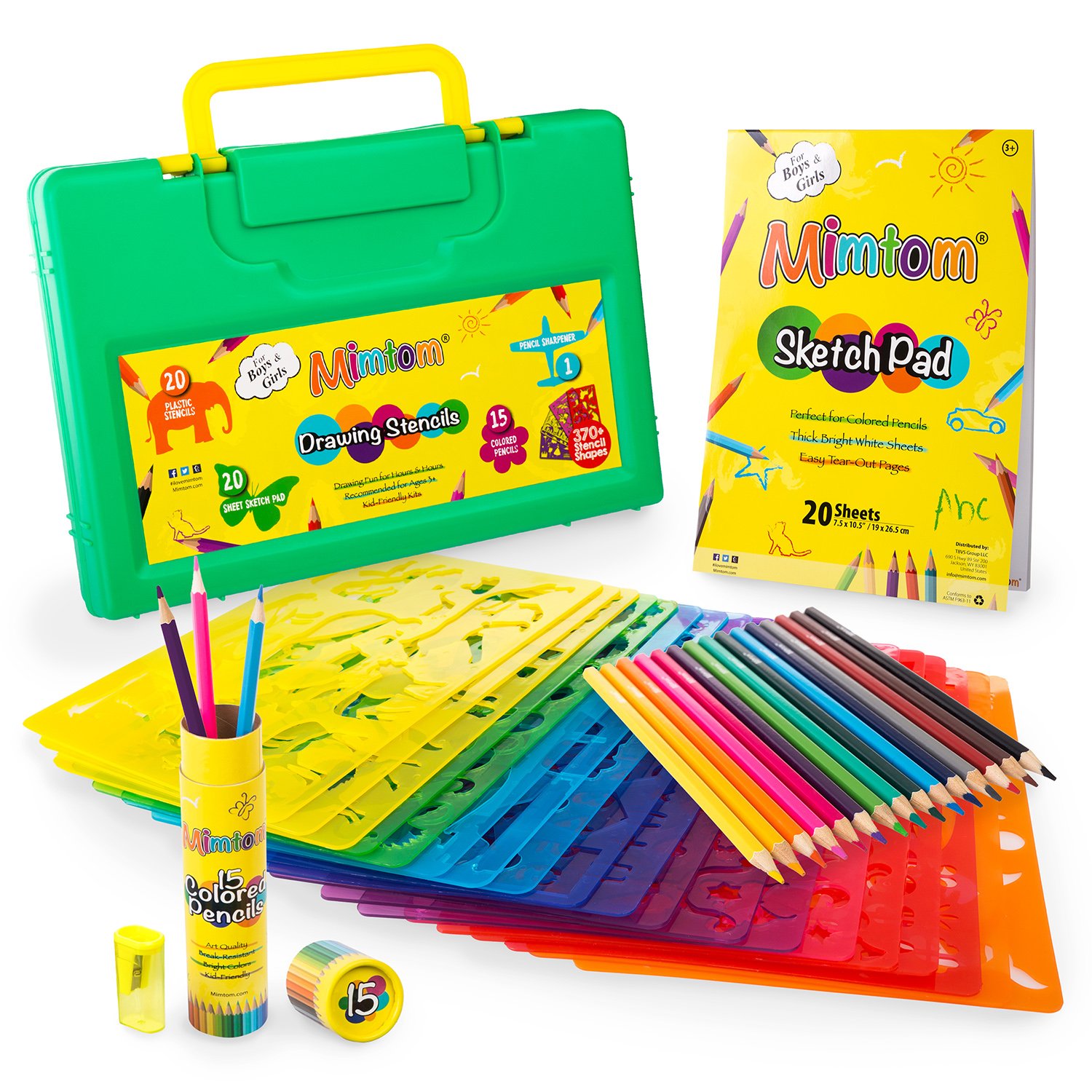 1500x1500 Mimtom Drawing Stencils For Kids Pc Stencil Kit