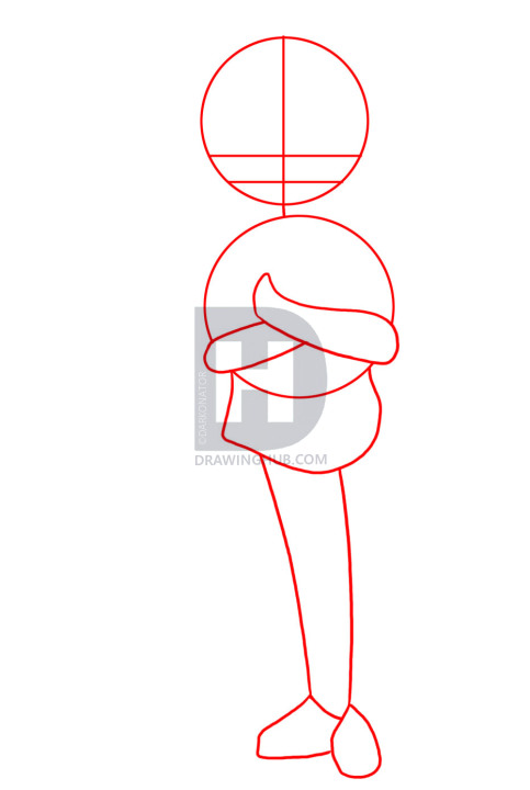 483x720 How To Draw Baby Gaara, Step