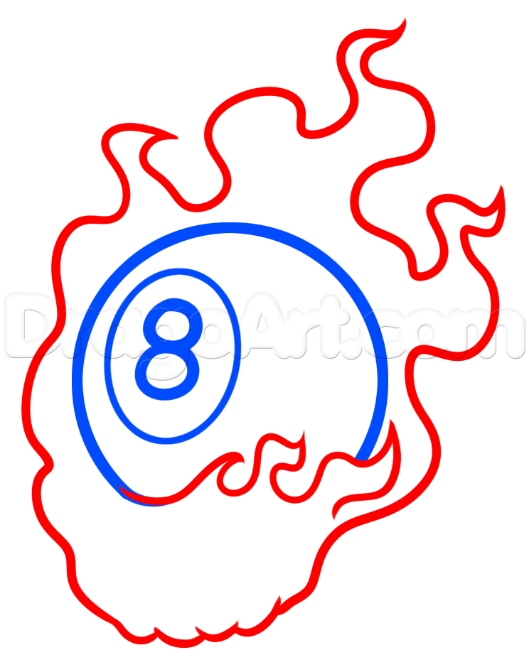 744x946 Drawing An Ball Tattoo Style, Step