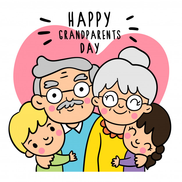 626x626 Draw Doodle Styles Of Grandparents Day Vector Premium Download