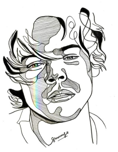 400x516 Harry Styles Sketch Tumblr