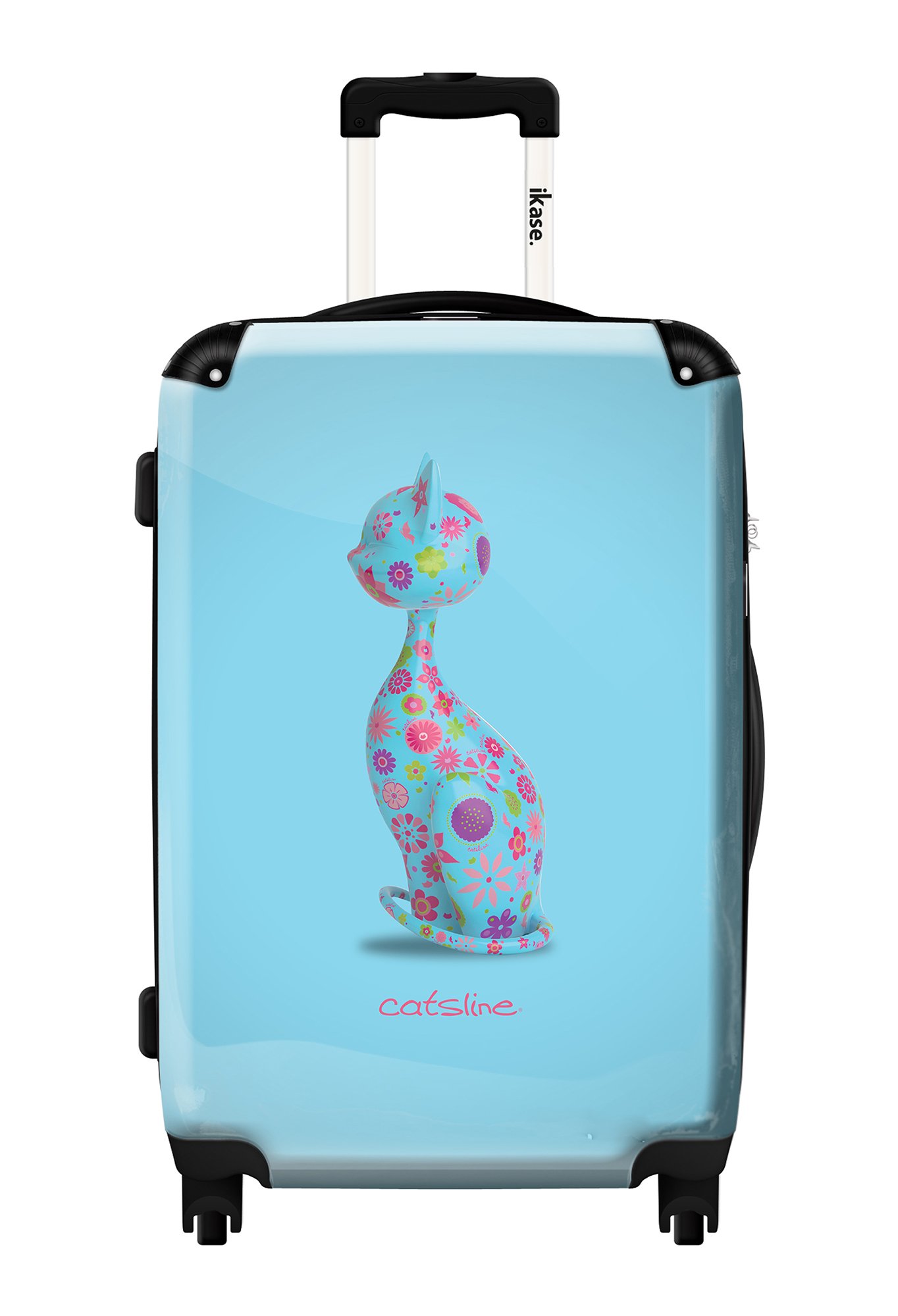 1364x2000 Drawing Flower Cat Luggage Suitcase Ikaseusa Ikase Us