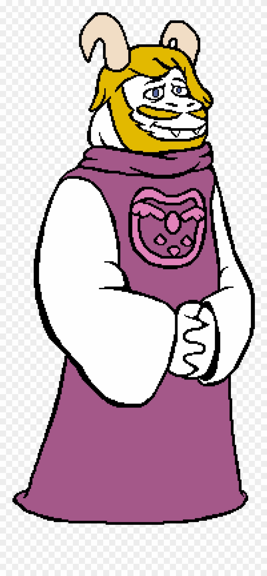 880x1900 Classicswap Asgore Drawing Clipart