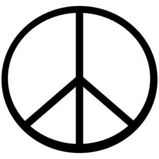 320x320 Hd Peace Symbols Black And White V Sign Drawing